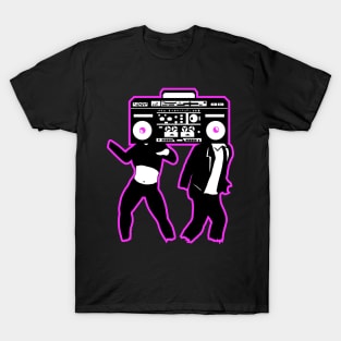 Dancing with boombox. T-Shirt